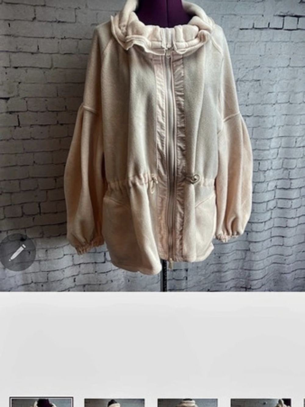 Free People fleece Jacket